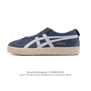 ASICS Mexico 66 Delegation Light Leather Sneakers for Men and Women