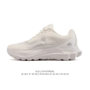 Alo Yoga Recovery Mode Comfort Minimalist White Sneakers for Men and Women
