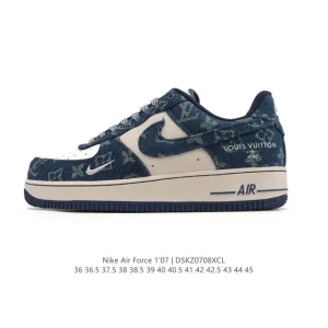 Louis Vuitton x Nike Air Force 1 '07 Low White Sneaker
