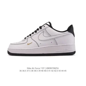 Nike Air Force 1 Low White Leather Sneakers for Men and Women
