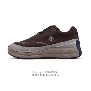 Descente Chron Retro Men's Fabric Casual Sneakers for Outdoor and Daily Wear