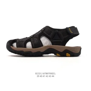 ECCO Bialystok Men's Packaged Toe Sandals with Adjustable Strap