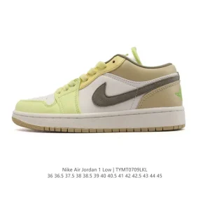 Jordan Air Jordan 1 Low Retro Basketball Shoes with Air Cushion