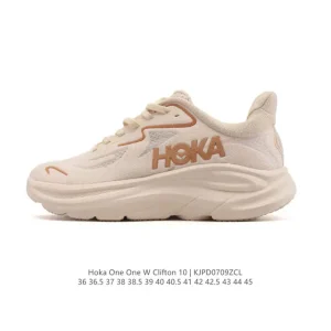 Hoka One One Clifton 10 Men's Women's Running Shoes Lightweight Cushioned