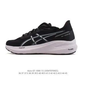 ASICS GT-1000 13 Men's Women's Running Shoes Black Stability Cushioning