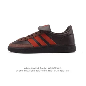 Adidas Handball Spezial Low-Top Vintage Leather Sneakers