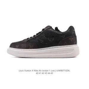Air Jordan 1 Low Louis Vuitton Collaboration Retro Basketball Shoes