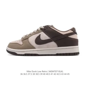 Nike SB Dunk Low Pro Vintage Leather Skate Shoes for Men and Women