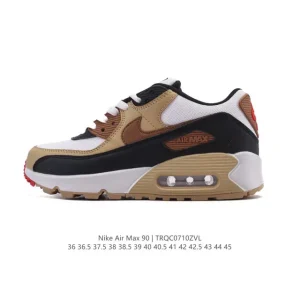 Nike Air Max 90 Retro Running Shoes with Air Cushion