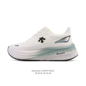 Descente Men's Chron Retro Fabric Casual Sneakers for Everyday and Outdoor