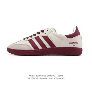 Adidas Samba OG Classic Leather Sneakers T-Toe Design