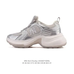 MLB Chunky Runner 6cm Thick Sole Baseball Lifestyle Sneakers