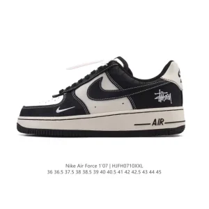 Nike Air Force 1 Low White Leather Casual Sneakers for Men and Women