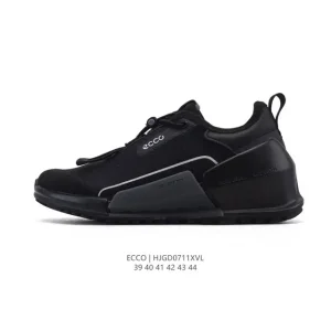ECCO Men's Outdoor Hiking Sneakers Lightweight Breathable Lace-Up Shoes