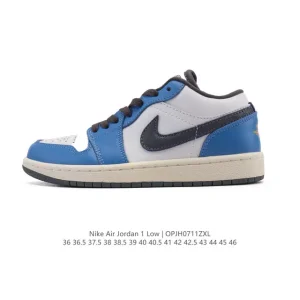 Jordan AJ1 Low Retro Vintage Leather Basketball Shoes