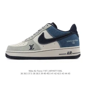 Nike Air Force 1 '07 Low White Leather Sneakers for Men and Women
