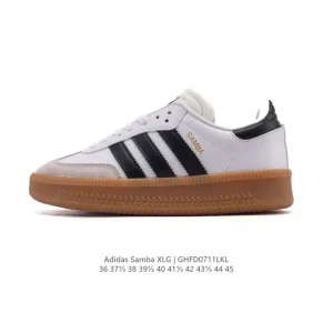 Adidas Samba Xlg Thick Sole Retro Leather Casual Street Sneakers