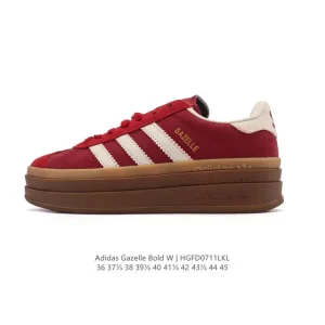Adidas Gazelle Bold 2025 New Year Retro Thick Sole Sneakers