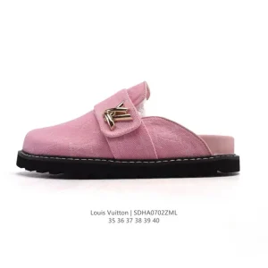 Louis Vuitton Cosy Easy Closed Toe Slippers 2025 New Arrival