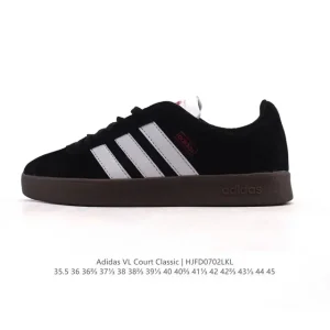 Adidas Vl Court Classic Shoes - Vintage Style Sneakers for Everyday Wear
