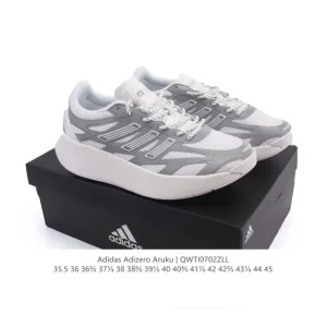Adidas Adizero Aruku White Cushioned Lifestyle Shoes for Men and Women