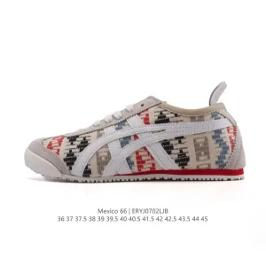 ASICS Onitsuka Tiger Mexico 66 Classic Canvas Sneakers for Men and Women