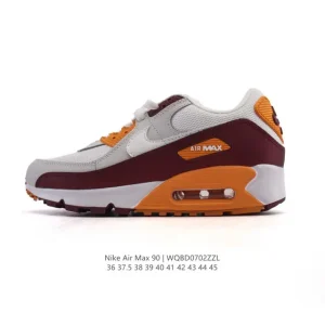 Nike Air Max 90 Men's Running Shoes Leather Mesh Vintage Style