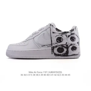 Nike Air Force 1 '07 Low 2025 Snake Year Edition White Sneakers