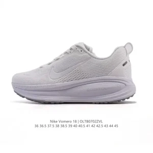 Nike Vomero 18 Running Shoes with Dual-Layer Cushioning and Thick Sole