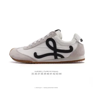 Loewe Ballet Runner 2.0 Leather Fabric Low-Top Sneakers