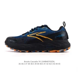 Brooks Cascadia 18 Men's and Women's Trail Running Shoes for Hiking and Mountain Sports