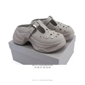 Golden Goose Slide Luxury Women's Leather & Mesh Slip-On Sneaker