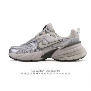 Nike V2K Run Retro Running Shoes with TPU Stability and Dual-Layer Cushioning