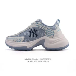 MLB Chunky Runner New York Yankees 6cm Thick Sole Casual Sneakers