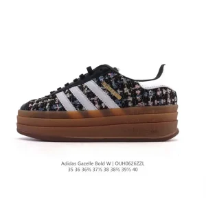 Adidas Gazelle Bold 2025 New Year Retro Thick Sole Sneakers