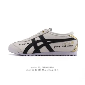 ASICS Onitsuka Tiger Mexico 66 Classic Retro Leather Sneakers