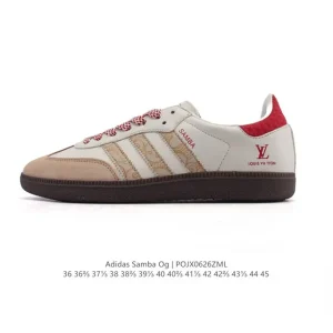 Adidas Samba Og Classic Leather Sneakers T-toe White