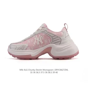 MLB Chunky Liner NY 6cm Thick Sole Running Shoes