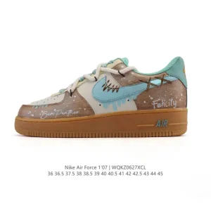 Nike Air Force 1 Low Deconstructed Lace Up Thick Sole Sneaker