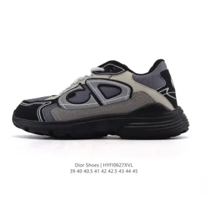 Dior D-Connect Chloroprene Rubber Sneakers with Transparent Rubber Inserts