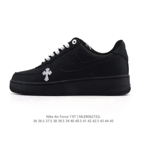 Nike Air Force 1 '07 Low White Leather Casual Sneakers