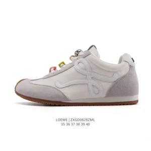 Loewe Ballet Runner Leather Fabric Low Top Sneakers