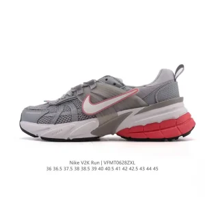 Nike V2K Run Retro Running Shoes with TPU Stability and Dual-Layer Cushioning