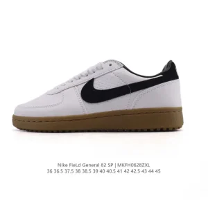 Nike Field General 82 SP Low-Top Retro Basketball Shoe White Red Black
