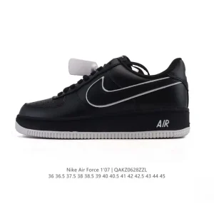 Nike Air Force 1 Low DV0788 White Leather Cushioning Low-Top Sneakers