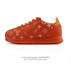 Louis Vuitton Trainer Chill Vintage Ballet Retro White Leather Sneakers