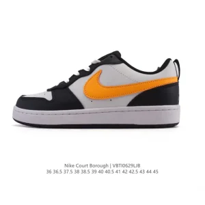 Nike Court Borough Low 2 Leather Low-Top Sneakers for Men and Women