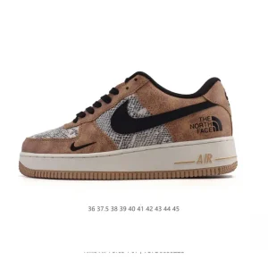 Nike Air Force 1 '07 Low White Leather Casual Sneakers for Men and Women