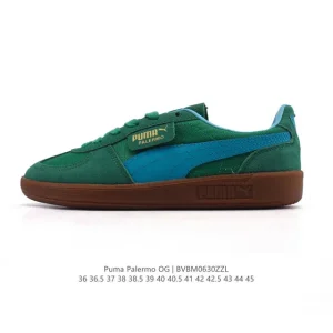 PUMA Palermo OG Army Trainer Low-Top Sneakers for Men and Women