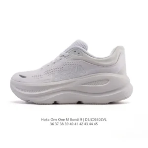 HOKA Bondi 9 Men's and Women's Running Shoes Lightweight Cushioned Durable Low Cut
